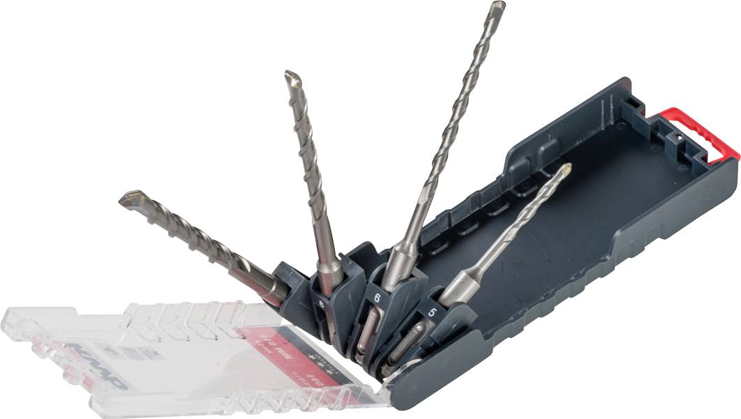 kwb 109164 Werkzeugstahl Hammerbohrer-Набор молотков длиной 4 мм, 5 мм, 6 мм, 8 мм, 10 мм