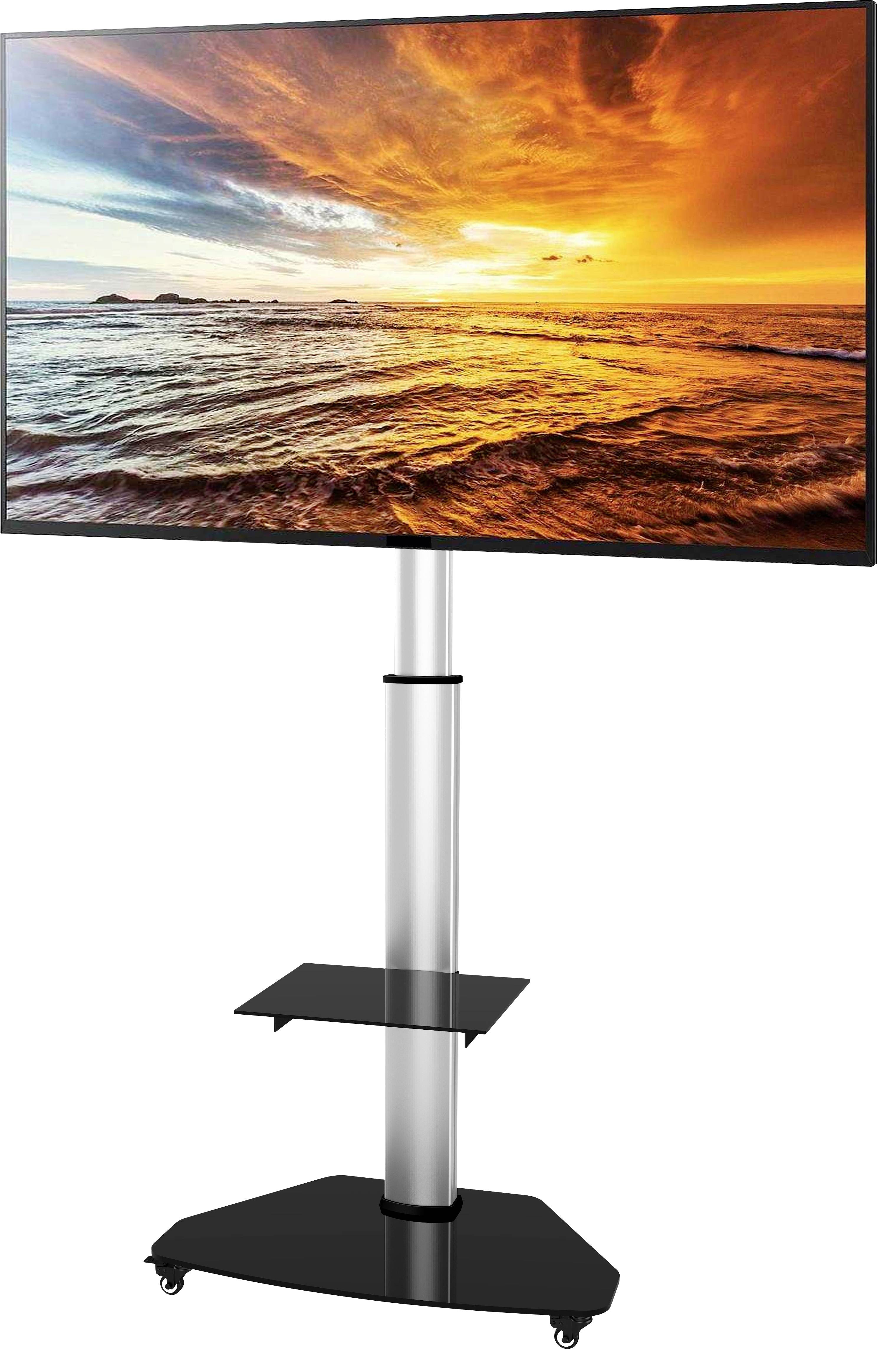 TECHly ICA-TR3SL TV-Rollwagen 94,0 cm (37") - 177,8 cm (70") Rotierbar, Höhenverstellbar Geräteablage-1