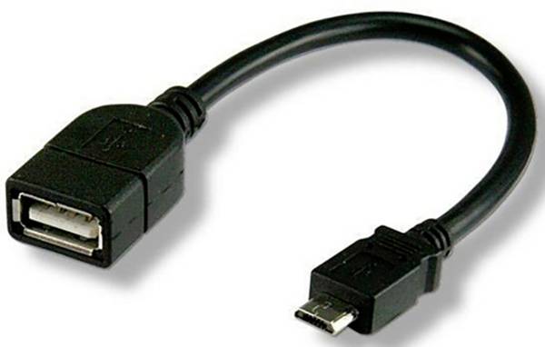 USB2.0 OTG Kabel A Buchse - Micro-B, Stecker 0.2m Multimedia USB