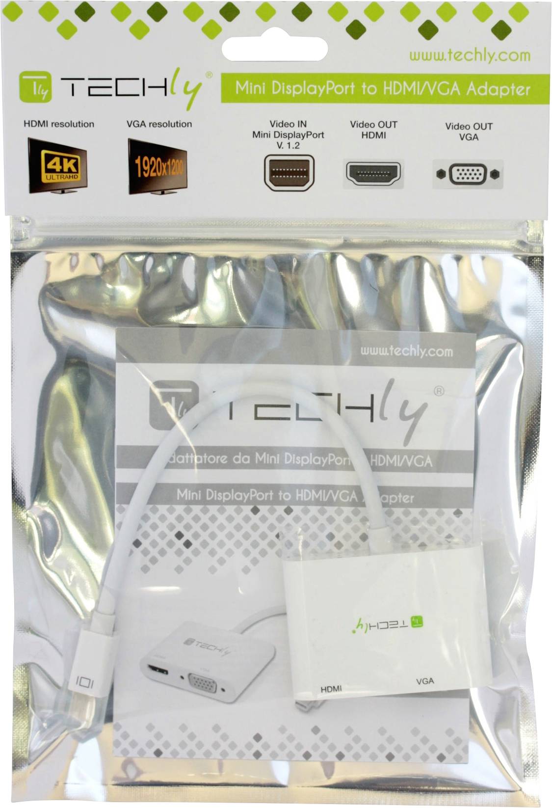 Techly Videokonverter - Mini DisplayPort-2