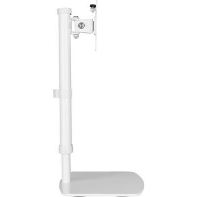 TECHly ICA-LCD-260 Monitor-Standfuß 1 Display(s) 43,2 cm (17") - 68,6 cm (27") Weiß Höhenverstellbar, Neigbar, Rotierbar-5
