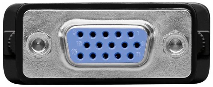 TECHly IADAP-DVI-8600T DVI / VGA Adapter [1x DVI-Stecker 12+5pol. - 1x VGA-Buchse] Schwarz vergoldete Steckkontakte-2