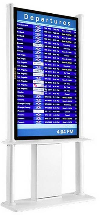 Techly ICA-TR34, 80 kg, 114,3 cm (45 Zoll), 139,7 cm (55 Zoll), 200 x 200 mm, 600 x 400 mm, 597 - 1320 mm