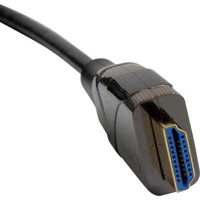 TECHly HDMI Anschlusskabel HDMI-A Stecker 10.00 m Schwarz ICOC-HDMI-HY2-010 Audio Return Channel HDMI-Kabel-1
