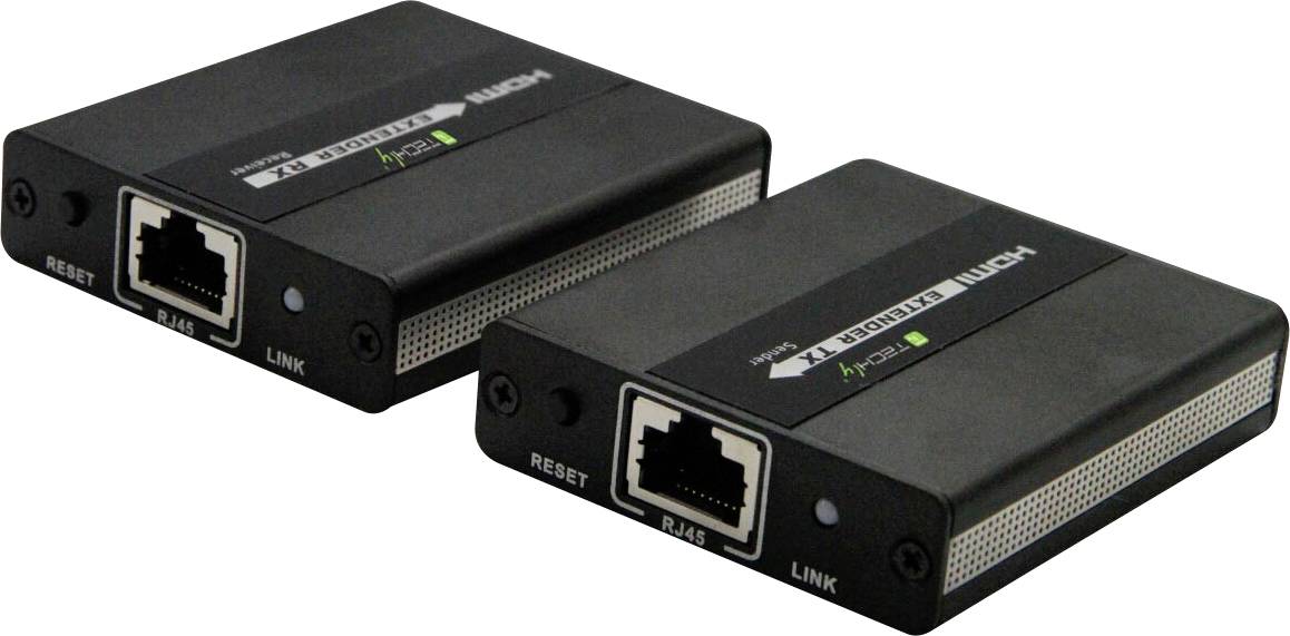 TECHly IDATA-EXT-E71 HDMI®, RJ45 Extender (Verlängerung) über Netzwerkkabel RJ45 120 m-0