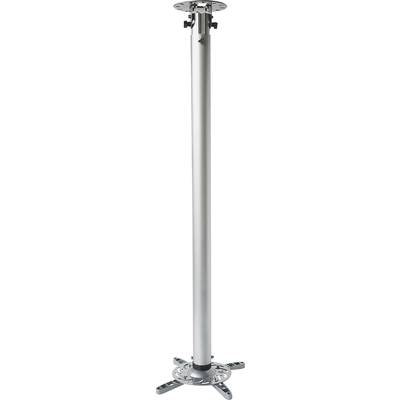 TECHly ICA-PM-104XL Beamer-Deckenhalterung Neigbar, Drehbar Boden-/Deckenabstand (max.): 1970 mm Silber-0