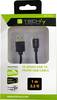 Techly USB-Kabel - USB (M) umkehrbar zu Micro-USB Typ B (M) - umkehrbar - USB 2.