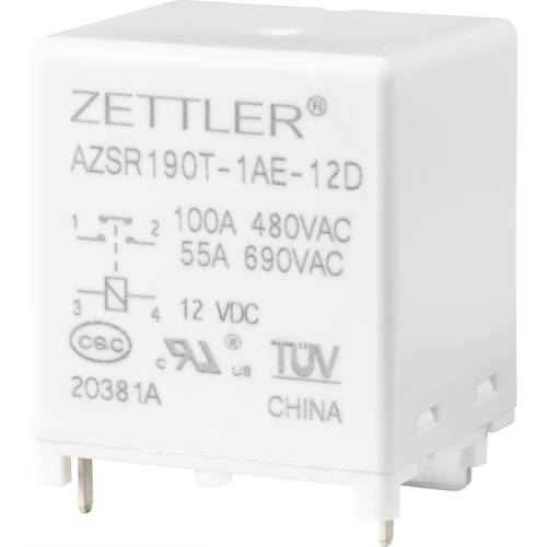 Zettler Electronics AZSR190T-1AE-12D Powerrelais 12 V/DC 100 A 1 Schließer 1 St.
