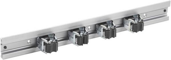 Meister Werkzeuge WU9953160 Gerätehalterleiste Klemmfix, 5-teilig (L x B) 500 mm x 60 mm 1 Set