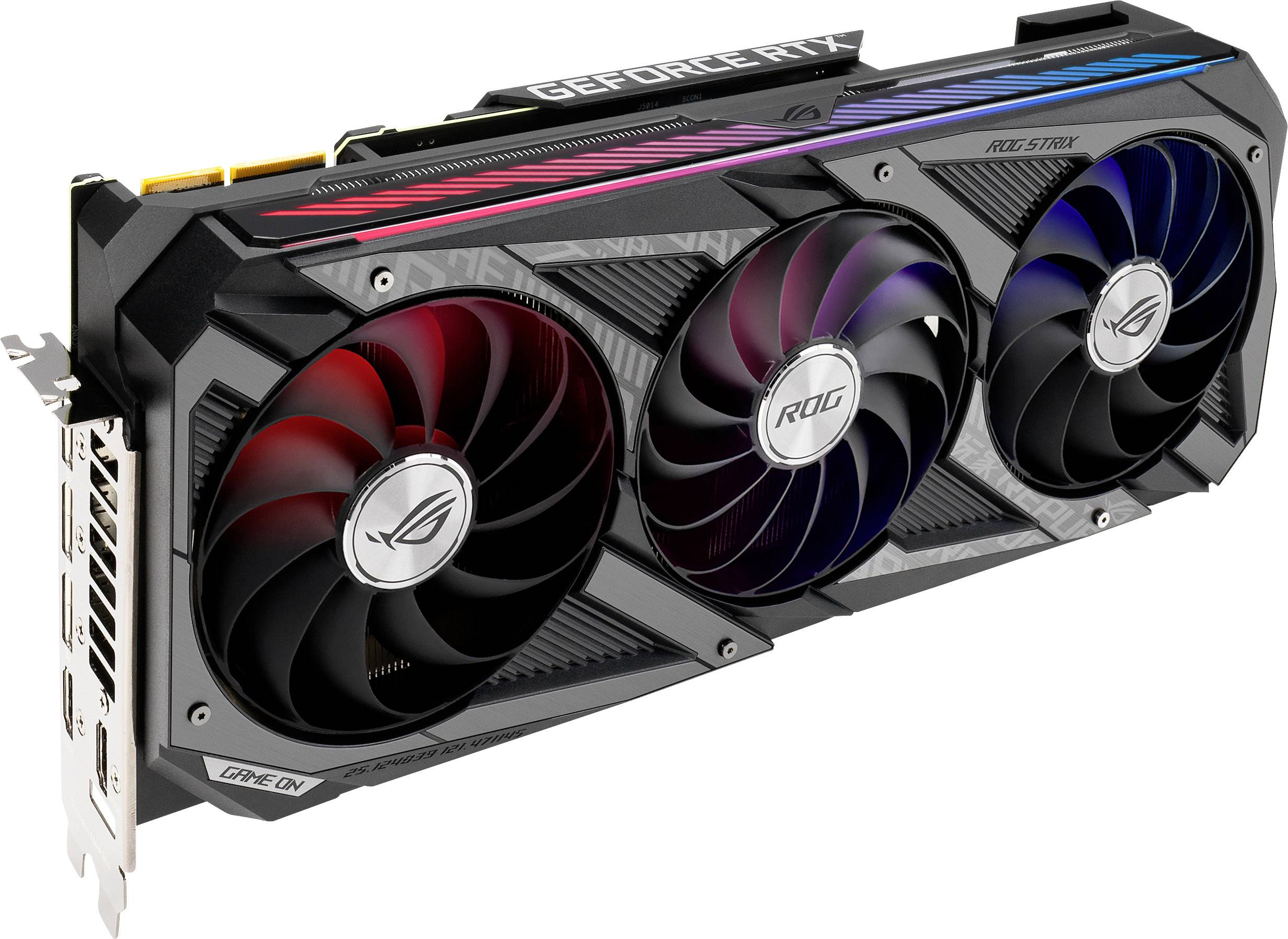 ASUS ROG Strix GeForce RTX 3090 OC Edition Gaming Grafikkarten 24 GB GDDR6X PCIe 4.0 2 x HDMI 3 x DisplayPort-5