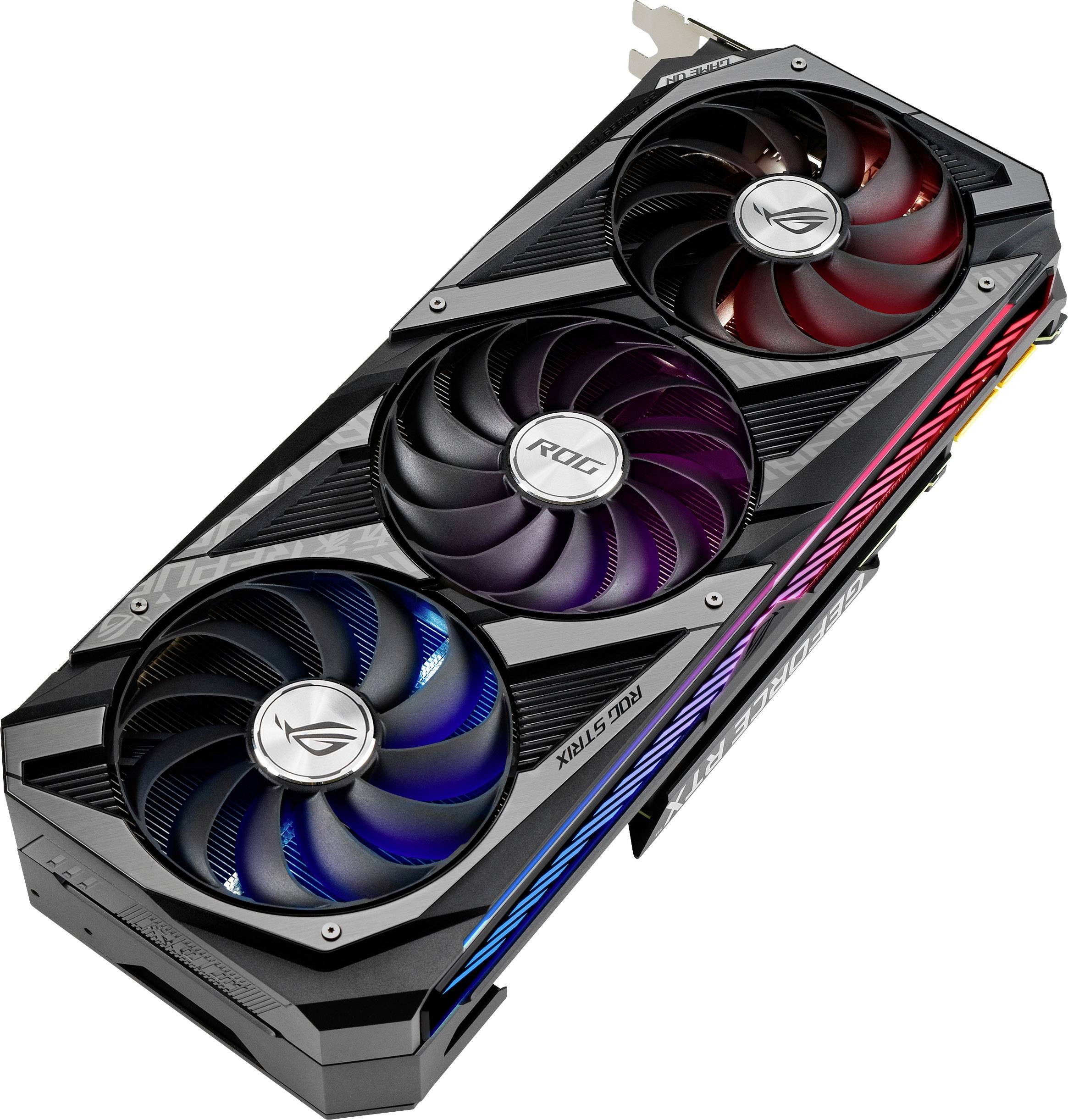 ASUS ROG Strix GeForce RTX 3090 OC Edition Gaming Grafikkarten 24 GB GDDR6X PCIe 4.0 2 x HDMI 3 x DisplayPort-10