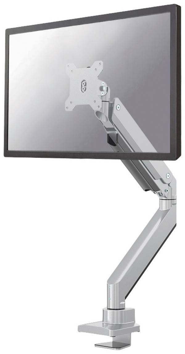 Neomounts NM-D775SILVER Monitor-Tischhalterung 1 Display(s) 25,4 cm (10") - 267,0 cm (105") Silber Drehbar, Höhenverstellbar, Neigbar, Schwenkbar
