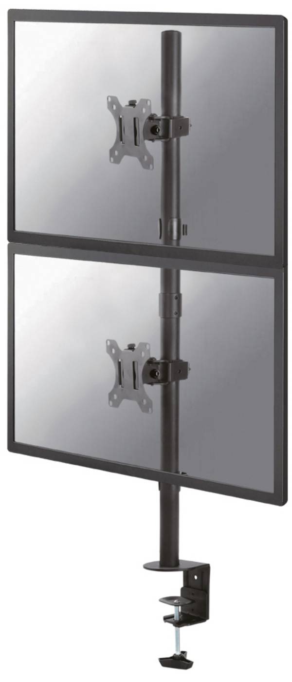 Neomounts FPMA-D550DVBLACK Monitor-Tischhalterung 2 Display(s) 25,4 cm (10") - 81,3 cm (32") Schwarz Schwenkbar, Rotierbar, Neigbar