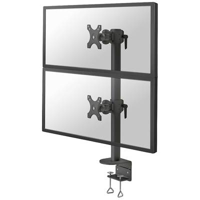 Neomounts FPMA-D960DVBLACKPLUS 2fach Monitor-Tischhalterung 43,2 cm (17") - 124,5 cm (49") Schwenkbar, Rotierbar, Neigba