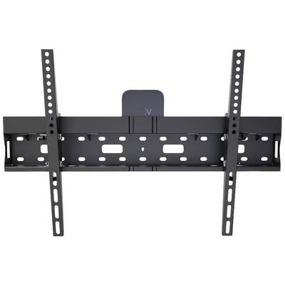 TV-Wandhalterung aus Metall, schwarz, geeignet für große Flachbildfernseher, anpassbare Armpositionen für optimale Betrachtung.