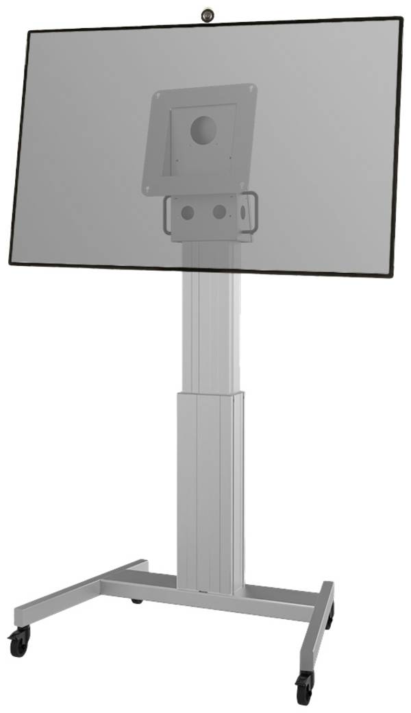 Neomounts NM-HUB2LIFTSILVER TV-Rollwagen 127,0 cm (50") - 129,5 cm (51") Motorisiert, Neigbar, Höhenverstellbar