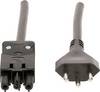 Max Hauri 139966 Strom Netzkabel Schwarz 3.00 m
