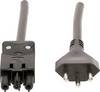 Max Hauri 139973 Strom Netzkabel Schwarz 5.00 m