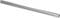 Ein langer, glatter Metallstab liegt diagonal.