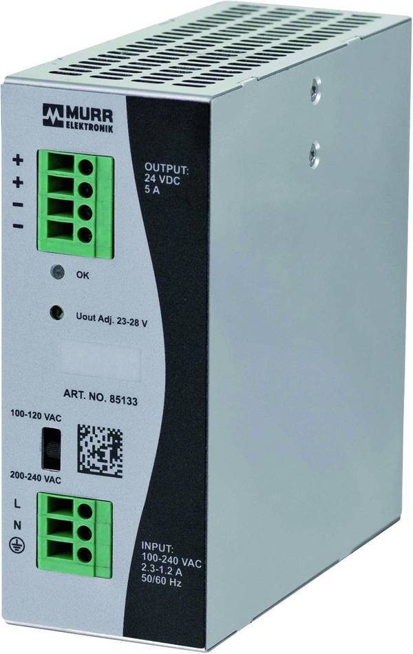 Murrelektronik 85133 Hutschienen-Netzteil (DIN-Rail)  28 V/DC 5 A  Anzahl Ausgänge:1 x  Inhalt 1 St.