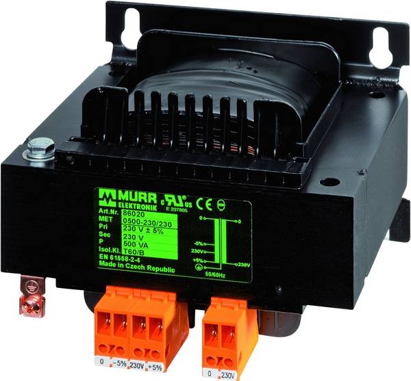 Murrelektronik 86051 Steuertransformator 1 x 400 V/AC 1 x 230 V/AC 1000 VA
