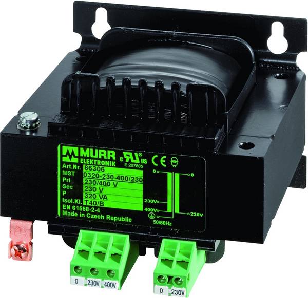 Murrelektronik 86327 Sicherheitstransformator 1 x 230 V/AC, 400 V/AC 1 x 24 V/AC 400 VA