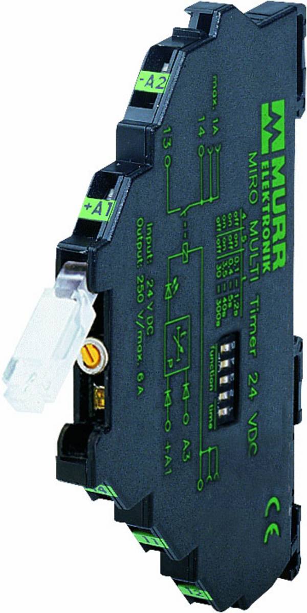 Murrelektronik 6652350 6652350 Multifunktions-Zeitschalter Multifunktional 24 V/DC 1 St. Zeitbereich: 0.1 - 300 s 1 Wechsler