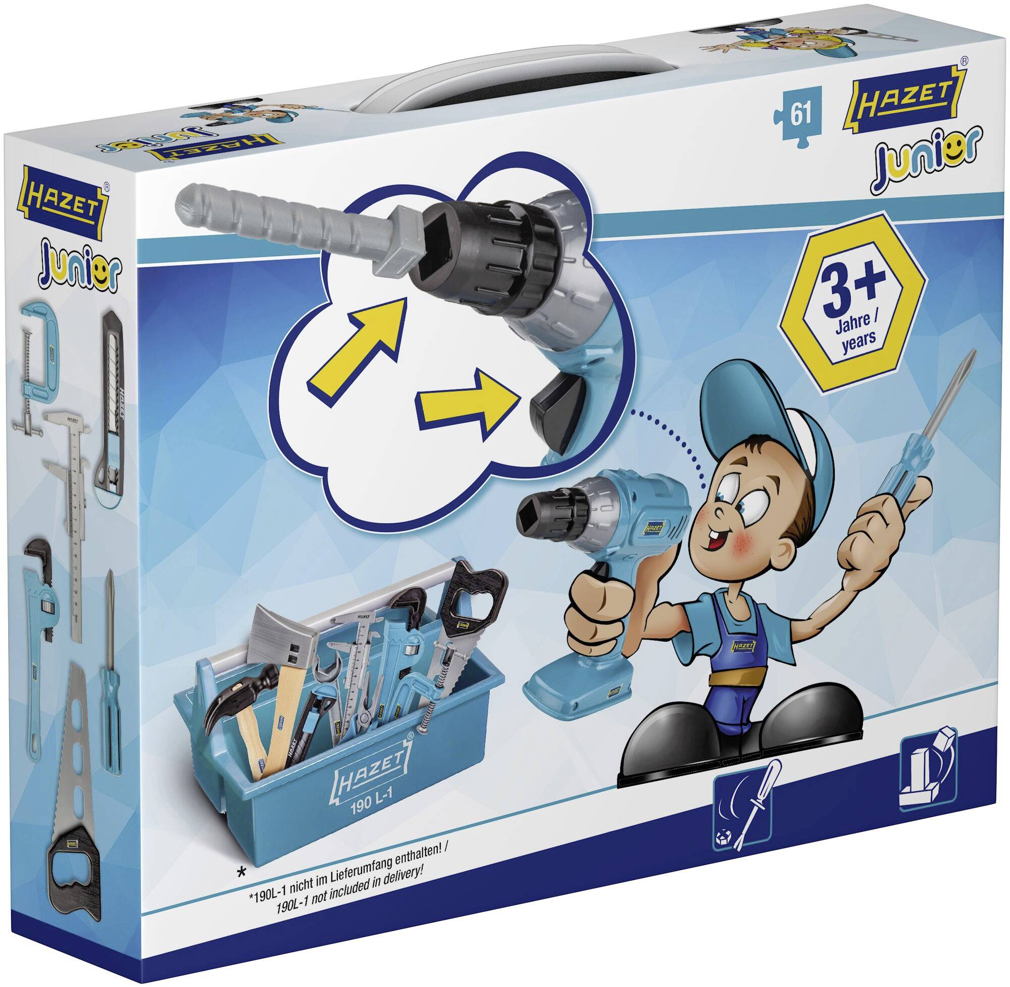 Kinderspielzeug-Werkzeugsatz JUNIORTOOL1 61-tlg.HAZET-4