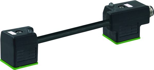 Doppelventilstecker mit Anschlussleitung Schwarz   7000-41581-6260000 Murrelektronik Inhalt: 1 St.