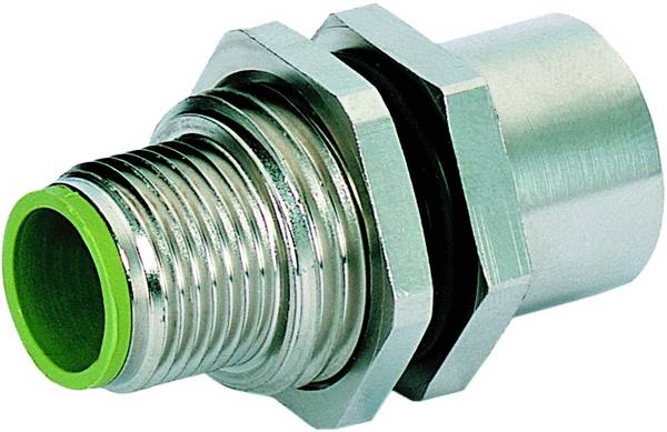 Murrelektronik 7000-42111-0000000 Schaltschrankdurchführung M12 x 1 Buchse, gerade, Stecker, gerade  Polzahl Sensoren: 5 1 St. Piece
