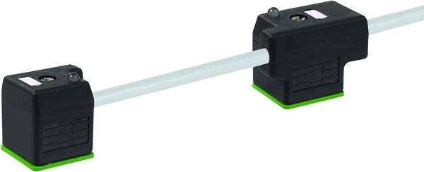 Doppelventilstecker mit Anschlussleitung Schwarz   7000-58041-2170150 Murrelektronik Inhalt: 1 St.