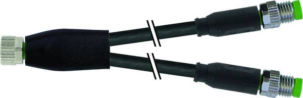 Murrelektronik 7000-87251-6300030 Sensor-/Aktor-Verteiler und Adapter M8 x 1 Stecker, gerade, Stecker, gerade 0.30 m Polzahl Sensoren: 4 1 St.