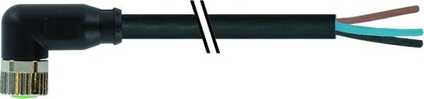 Murrelektronik 7000-08081-6100500 Sensor-/Aktor-Steckverbinder, unkonfektioniert M8 x 1 Buchse, gewinkelt 5.00 m Polzahl Sensoren: 3 1 St.