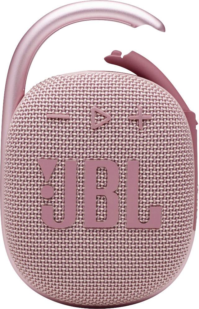 JBL Clip 4 Bluetooth® Lautsprecher Wasserfest, staubfest Pink