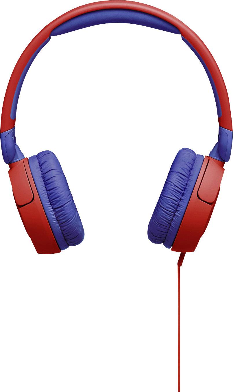 Lautstärkebegrenzung, JBL Rot, Faltbar, kaufen 310 JR Kopfhörer On Kinder kabelgebunden Lautstärkeregelung Ear Blau