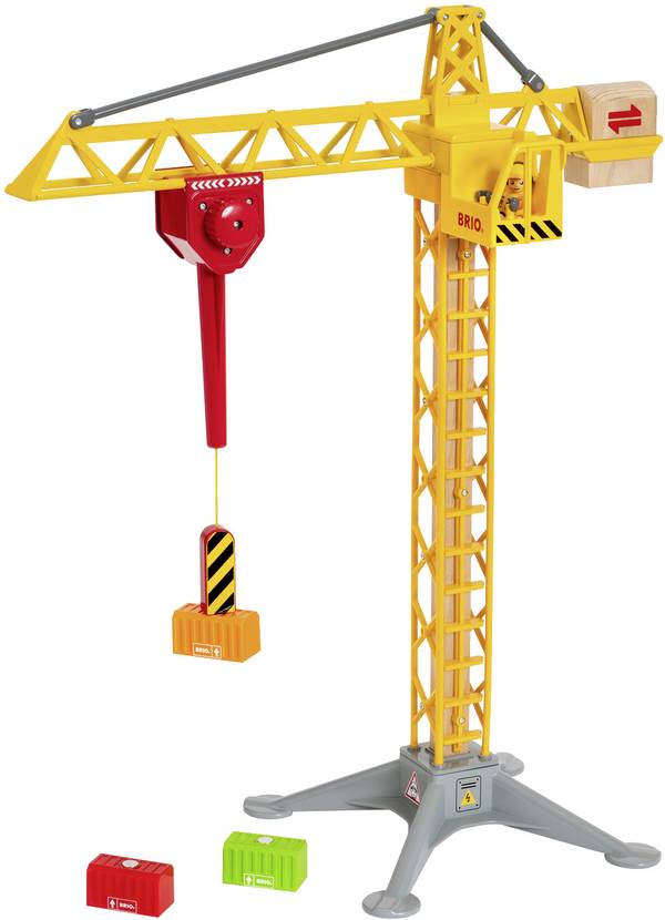 Brio 63383500 Großer Baukran mit Licht
