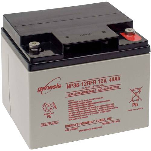 EnerSys Hawker Genesis NP38-12 Bleiakku 12 V 38 Ah Blei-Vlies (AGM) (B x H x T) 197 x 172 x 165 mm M6-Schraubanschluss W...
