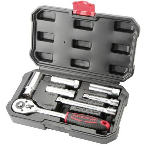 Brüder Mannesmann M00174 Brüder Mannesmann Zündkerzenmontage-Satz, 3/8 Zoll, 7-teilig M00174