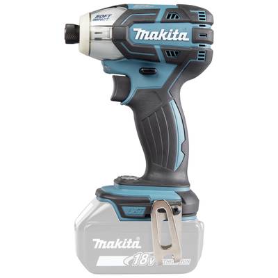 Kabelloser Makita 18V Schlagschrauber mit Soft Impact Technologie, ergonomischem Griff und blau-schwarzem Design.