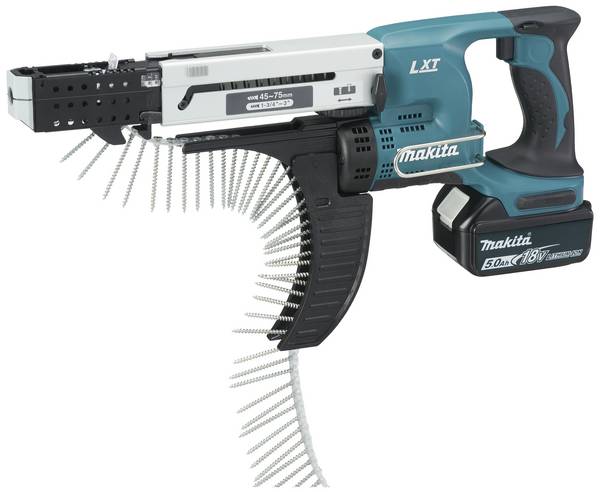 Makita DFR750RTE DFR750RTE Akku-Magazinschrauber  18 V 5 Ah