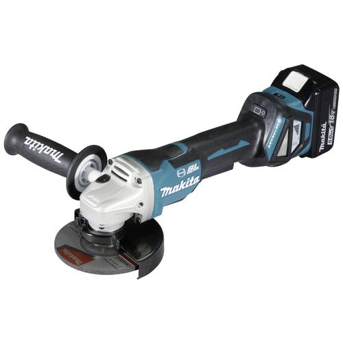Makita DGA517RTJ DGA517RTJ Akku-Winkelschleifer 125 mm inkl. 2. Akku, inkl. Ladegerät 18 V 5 Ah