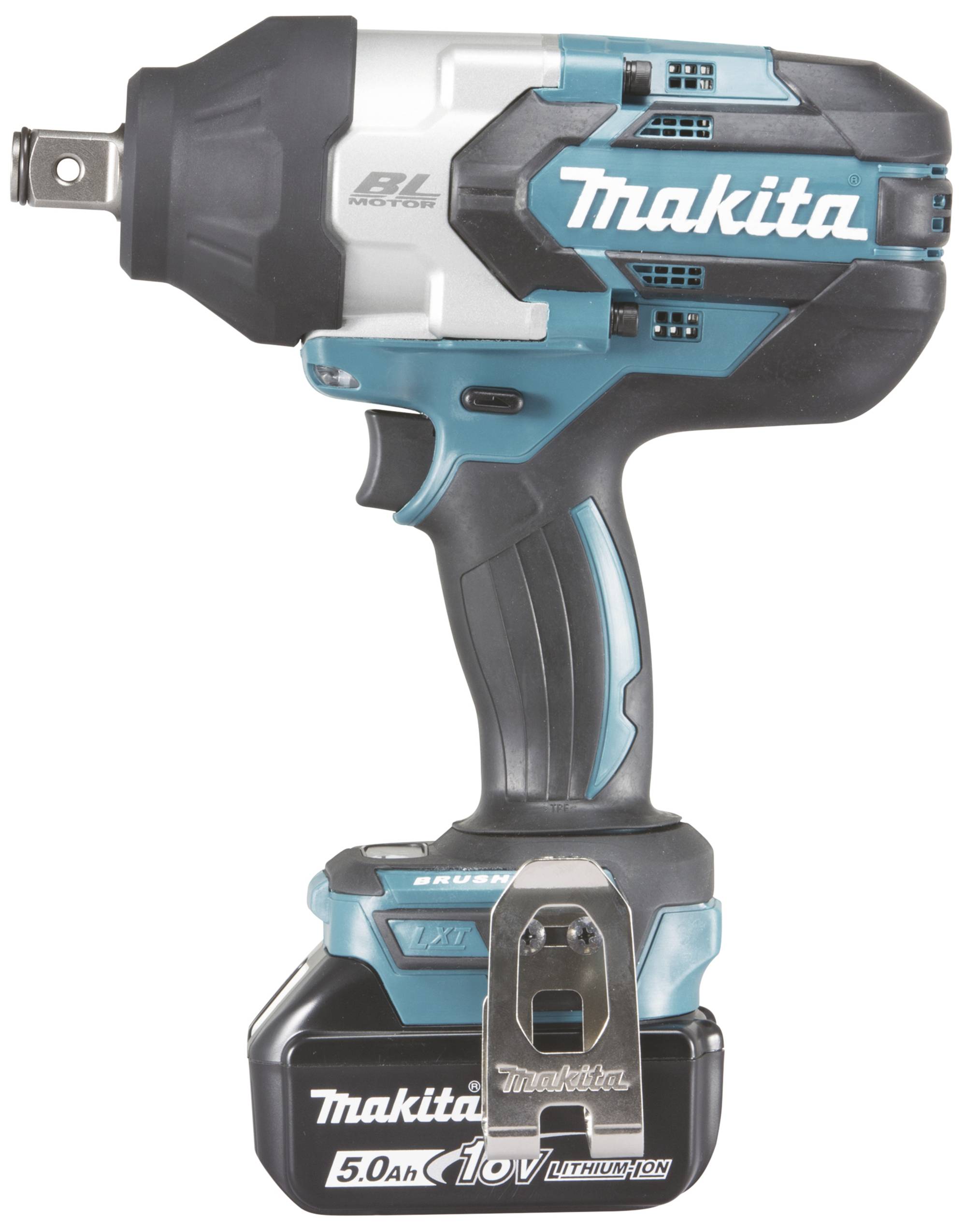 Makita DTW1001RTJ DTW1001RTJ Slagskruvdragare batteri 18 V 5 Ah inkl. 2x batterier, inkl. laddare, inkl. väska