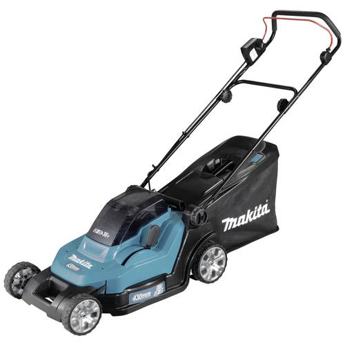 Thumbnail - Makita Akku-Rasenmäher DLM432PT2 2x18V Set 2 Akkus 5,0Ah, Doppelladegerät Akku Akku-Rasenmäher inkl. 2. Akku, inkl. Lade...