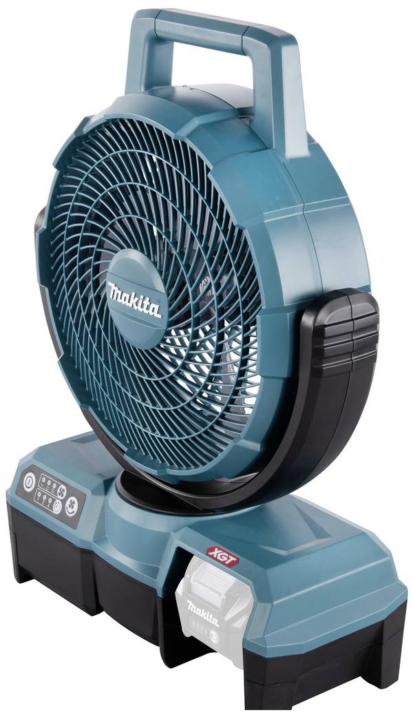 Makita CF001GZ Bodenventilator (Ø x H) 235 mm x 463 mm Türkis, Schwarz Oszillierend