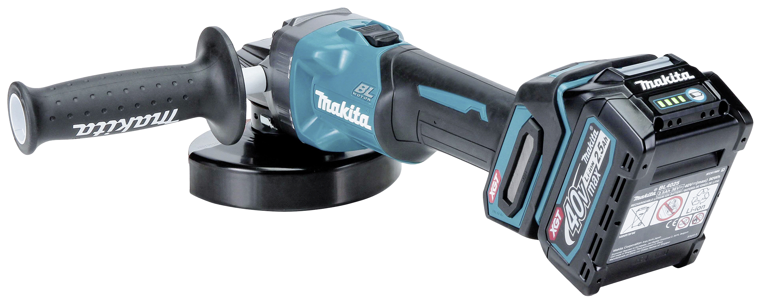 Makita GA 008 GZ Akku Winkelschleifer 40 V max. 125 mm Brushless XGT Solo - ohne Akku, ohne Ladegerät-4
