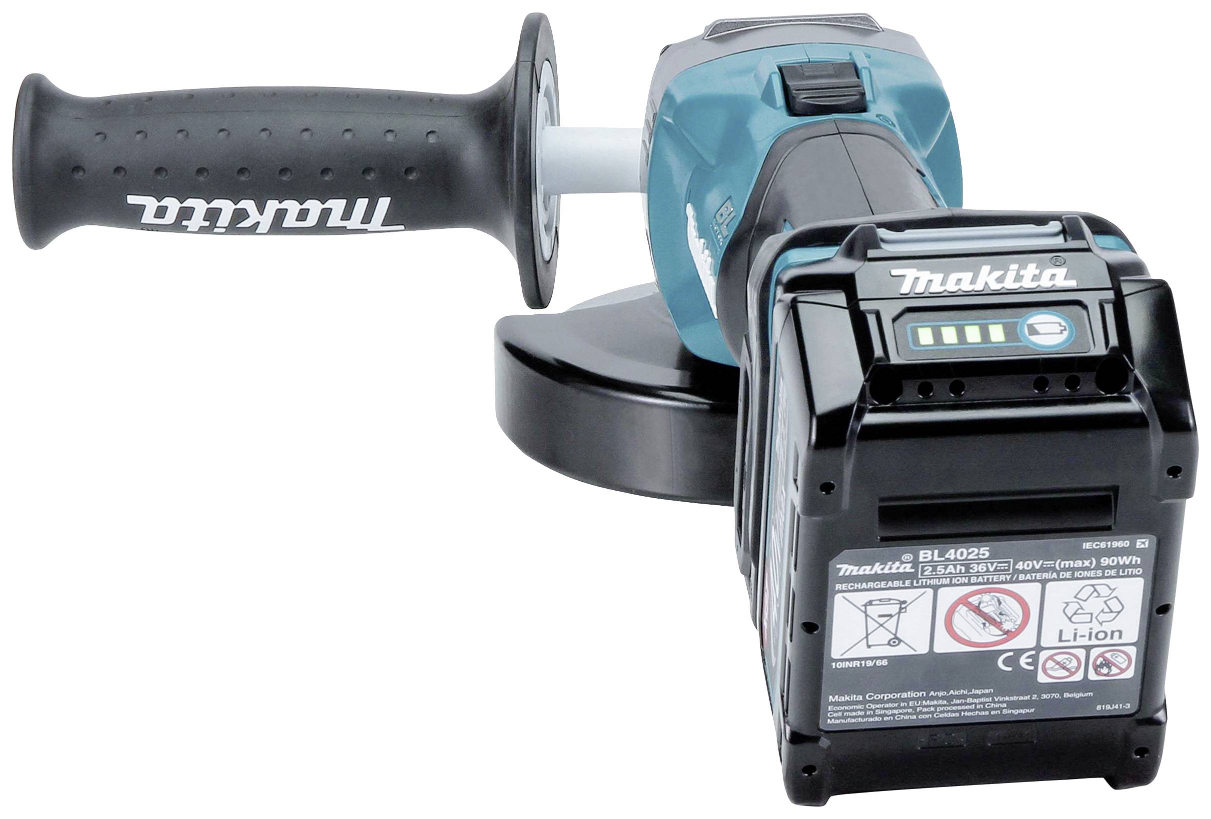 Makita GA 008 GZ Akku Winkelschleifer 40 V max. 125 mm Brushless XGT Solo - ohne Akku, ohne Ladegerät-6