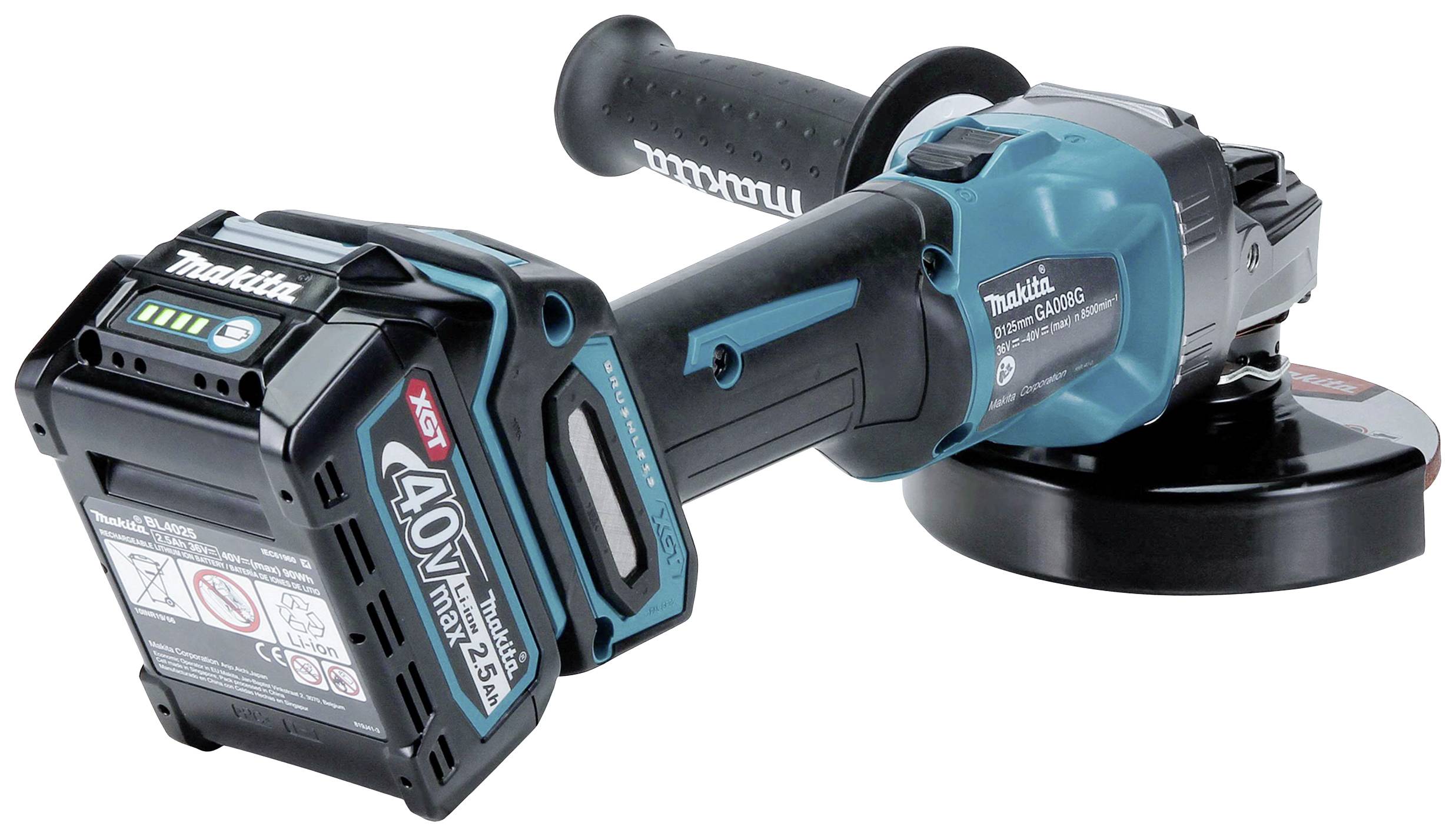 Makita GA 008 GZ Akku Winkelschleifer 40 V max. 125 mm Brushless XGT Solo - ohne Akku, ohne Ladegerät-8