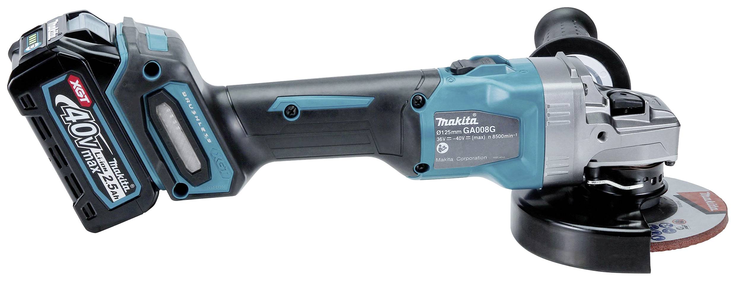 Makita GA 008 GZ Akku Winkelschleifer 40 V max. 125 mm Brushless XGT Solo - ohne Akku, ohne Ladegerät-10