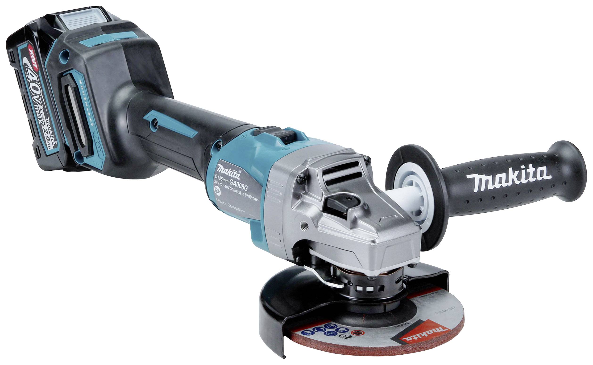 Makita GA 008 GZ Akku Winkelschleifer 40 V max. 125 mm Brushless XGT Solo - ohne Akku, ohne Ladegerät-12