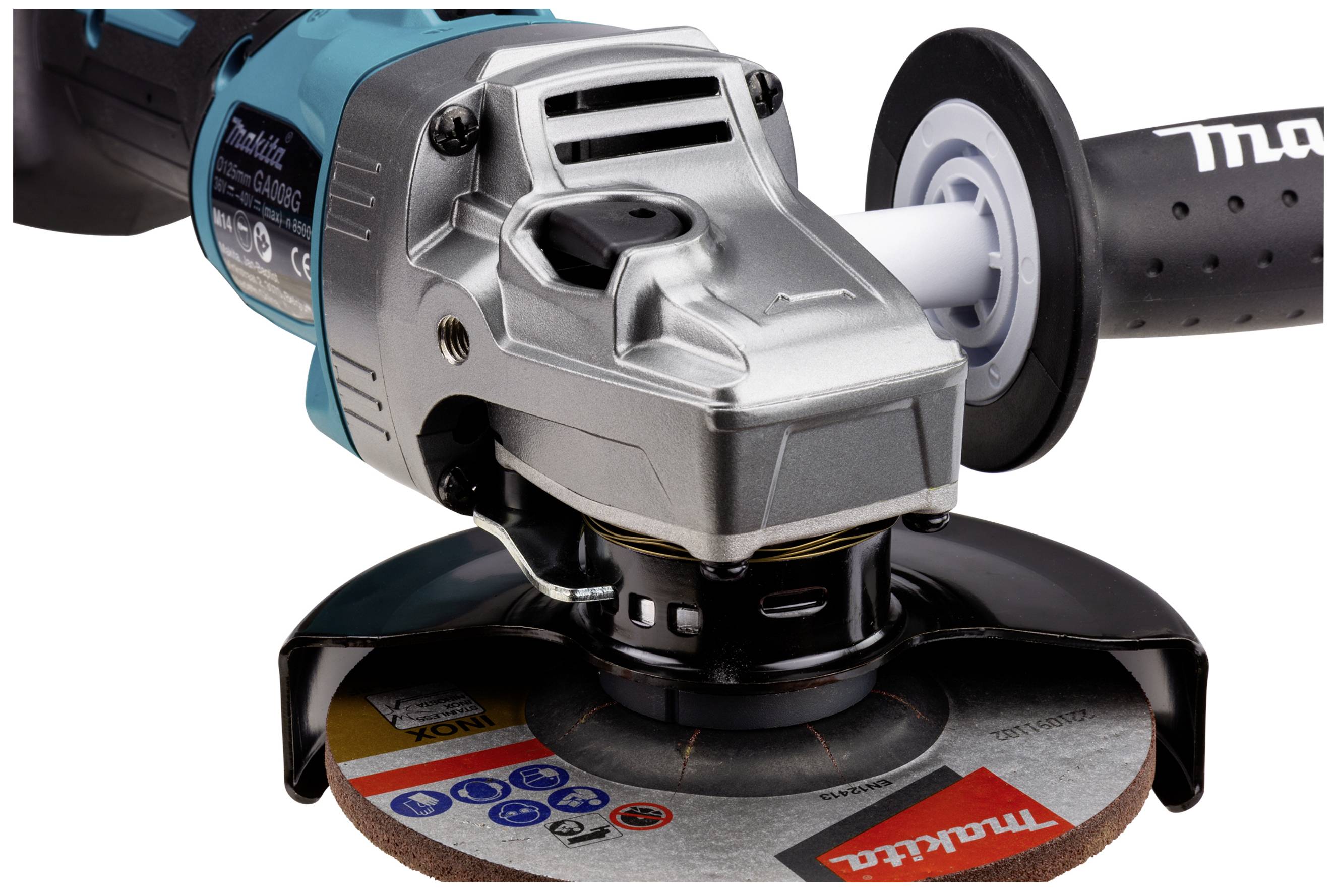 Makita GA 008 GZ Akku Winkelschleifer 40 V max. 125 mm Brushless XGT Solo - ohne Akku, ohne Ladegerät-18